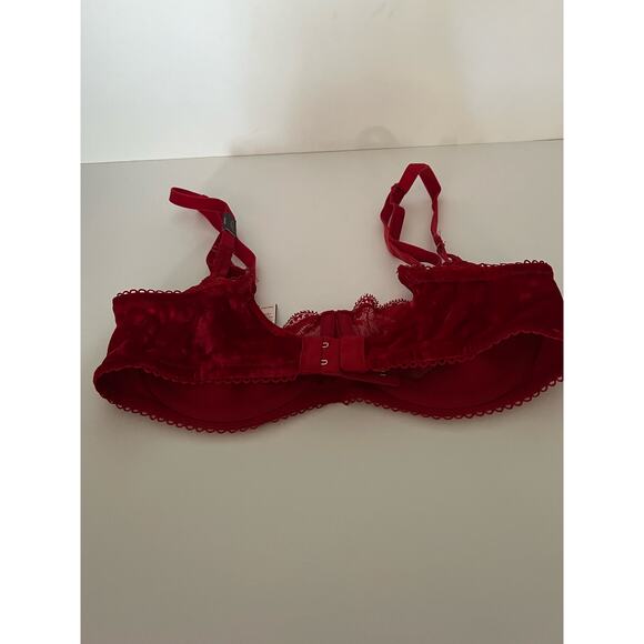 Victoria's Secret Women's Dream Angels Push Up Bra without Padding Red Size 34D - Picture 5 of 13